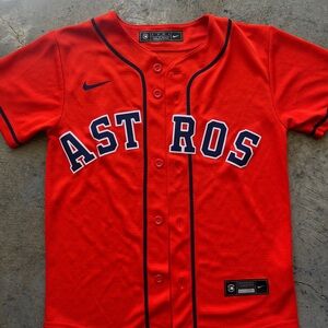 Nike Kids Orange Astros Jersey